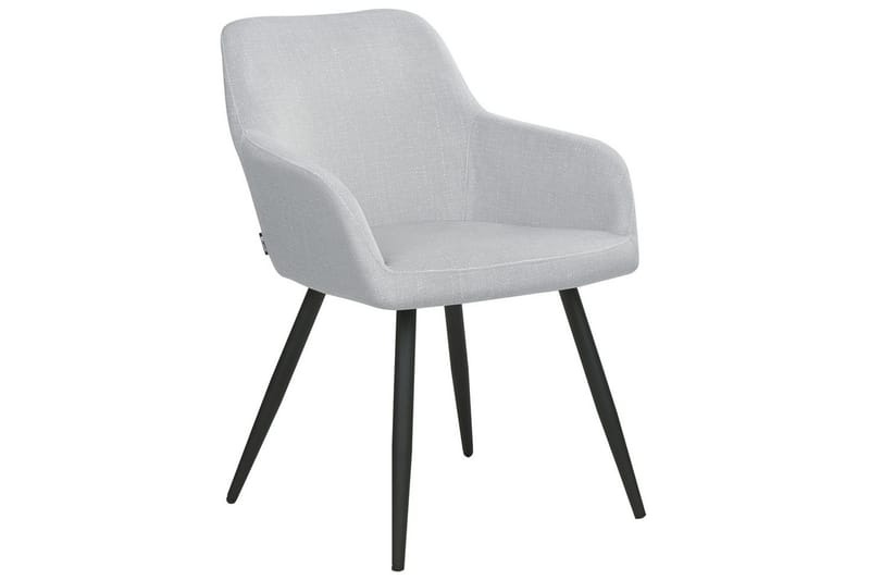 Set med 2 matstolar Casmalia - Grå, svart - Möbler - Stolar & fåtöljer - Matstol & köksstol