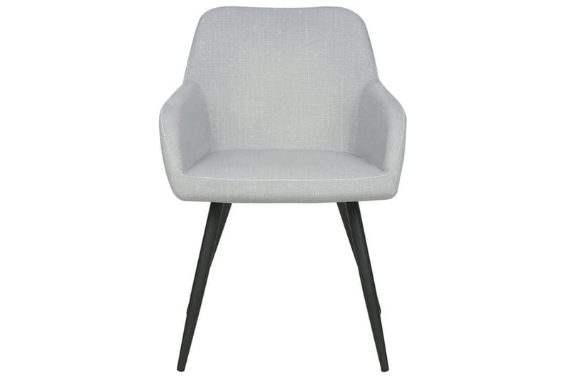 Set med 2 matstolar Casmalia - Grå, svart - Möbler - Stolar & fåtöljer - Matstol & köksstol