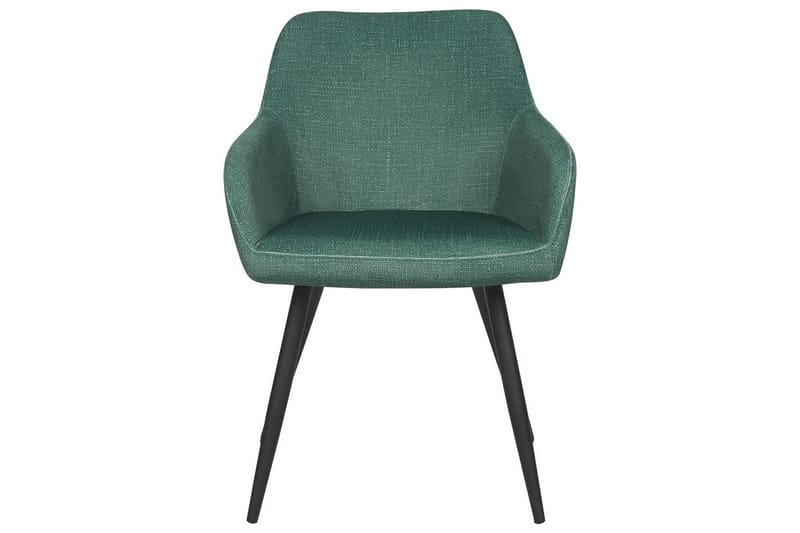 Set med 2 matstolar Casmalia - Grön, Svart - Möbler - Stolar & fåtöljer - Matstol & köksstol