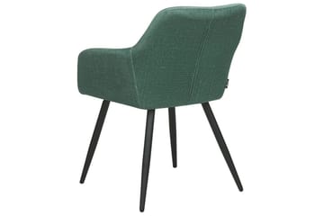 Set med 2 matstolar Casmalia - Grön, Svart - Möbler - Stolar & fåtöljer - Matstol & köksstol