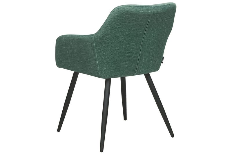 Set med 2 matstolar Casmalia - Grön, Svart - Möbler - Stolar & fåtöljer - Matstol & köksstol