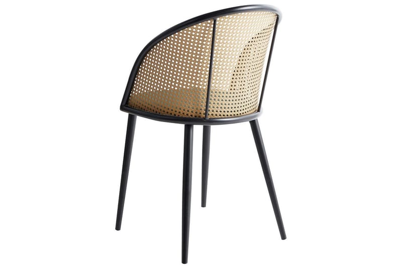 Set med 2 matstolar Cornell - Grönt, svart, ljust trä - Möbler - Stolar & fåtöljer - Matstol & köksstol