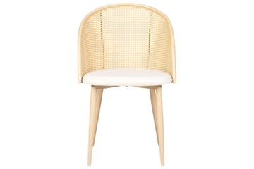 Set med 2 matstolar Cornell - Ljus trä, beige - Möbler - Stolar & fåtöljer - Matstol & köksstol