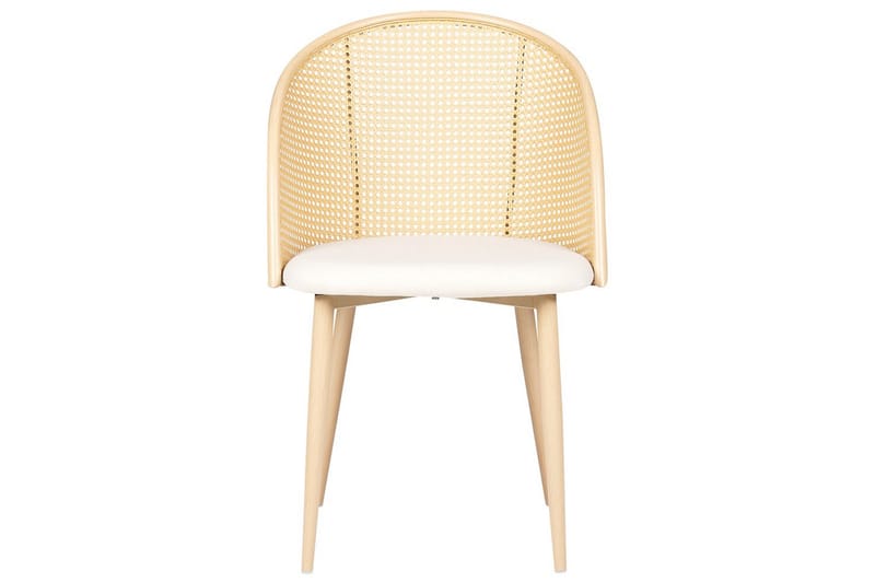 Set med 2 matstolar Cornell - Ljus trä, beige - Möbler - Stolar & fåtöljer - Matstol & köksstol