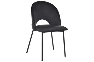 Set med 2 matstolar Covelo - Svart - Möbler - Stolar & fåtöljer - Matstol & köksstol