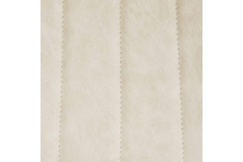Set med 2 matstolar Dubrovnik - Beige, svart/Konstläder - Möbler - Stolar & fåtöljer - Matstol & köksstol