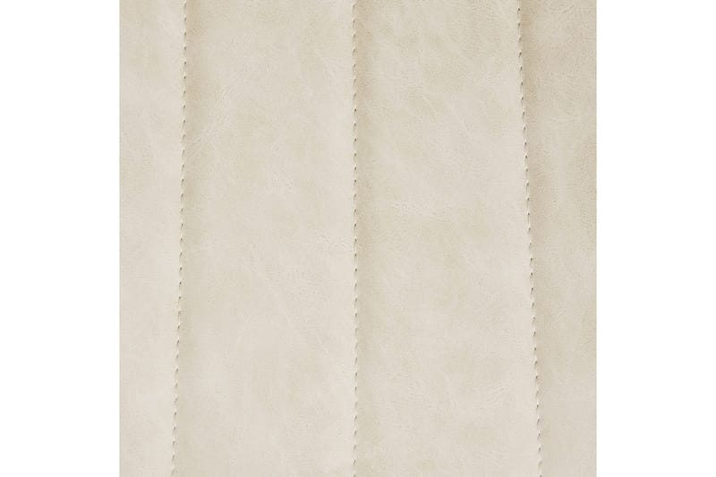Set med 2 matstolar Dubrovnik - Beige, svart/Konstläder - Möbler - Stolar & fåtöljer - Matstol & köksstol