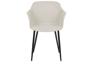 Set med 2 matstolar Elim - Beige, svart - Möbler - Stolar & fåtöljer - Matstol & köksstol