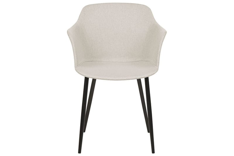 Set med 2 matstolar Elim - Beige, svart - Möbler - Stolar & fåtöljer - Matstol & köksstol