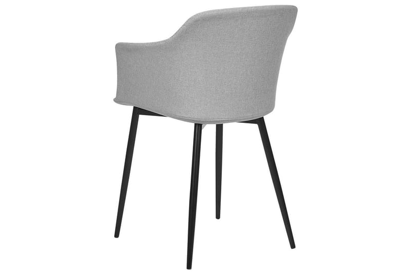 Set med 2 matstolar Elim - Grå, svart - Möbler - Stolar & fåtöljer - Matstol & köksstol