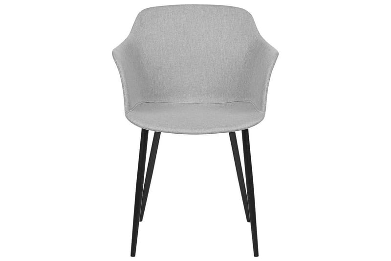 Set med 2 matstolar Elim - Grå, svart - Möbler - Stolar & fåtöljer - Matstol & köksstol