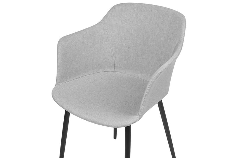 Set med 2 matstolar Elim - Grå, svart - Möbler - Stolar & fåtöljer - Matstol & köksstol