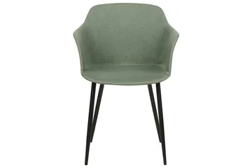 Set med 2 matstolar Elim - Grön, Svart - Möbler - Stolar & fåtöljer - Matstol & köksstol