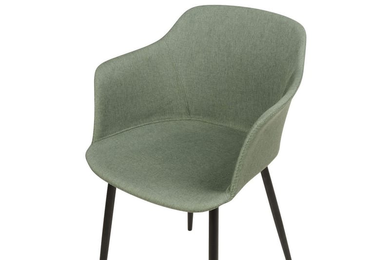 Set med 2 matstolar Elim - Grön, Svart - Möbler - Stolar & fåtöljer - Matstol & köksstol