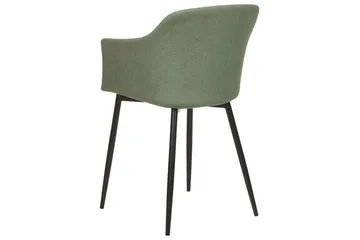 Set med 2 matstolar Elim - Grön, Svart - Möbler - Stolar & fåtöljer - Matstol & köksstol