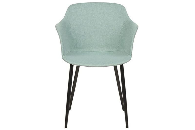 Set med 2 matstolar Elim - Mintgrön, Svart - Möbler - Stolar & fåtöljer - Matstol & köksstol