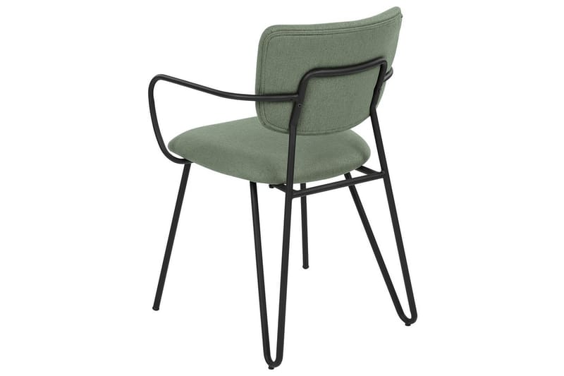 Set med 2 matstolar Elko - Grön, Svart - Möbler - Stolar & fåtöljer - Matstol & köksstol