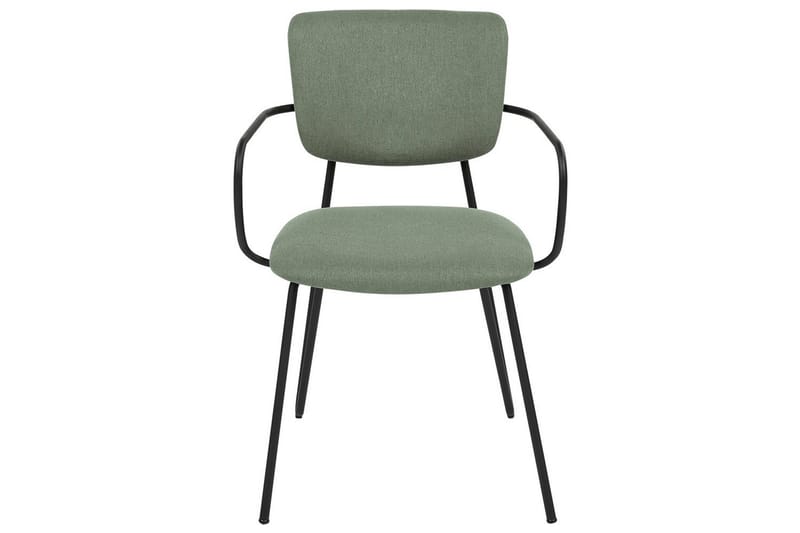 Set med 2 matstolar Elko - Grön, Svart - Möbler - Stolar & fåtöljer - Matstol & köksstol