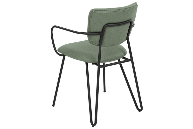 Set med 2 matstolar Elko - Grön, Svart - Möbler - Stolar & fåtöljer - Matstol & köksstol