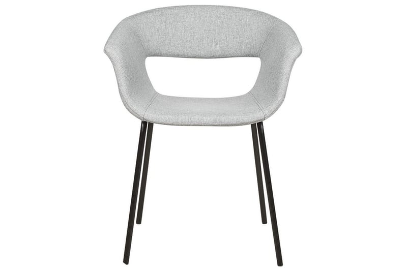 Set med 2 matstolar Elma - Grå, svart - Möbler - Stolar & fåtöljer - Matstol & köksstol