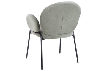 Set med 2 matstolar Ely - Grön, Svart - Möbler - Stolar & fåtöljer - Matstol & köksstol