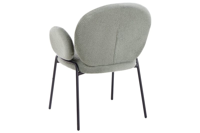 Set med 2 matstolar Ely - Grön, Svart - Möbler - Stolar & fåtöljer - Matstol & köksstol