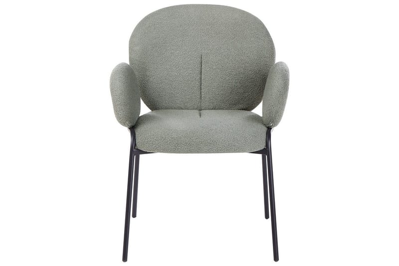 Set med 2 matstolar Ely - Grön, Svart - Möbler - Stolar & fåtöljer - Matstol & köksstol