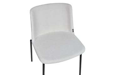 Set med 2 matstolar Esbon - Grå, svart - Möbler - Stolar & fåtöljer - Matstol & köksstol