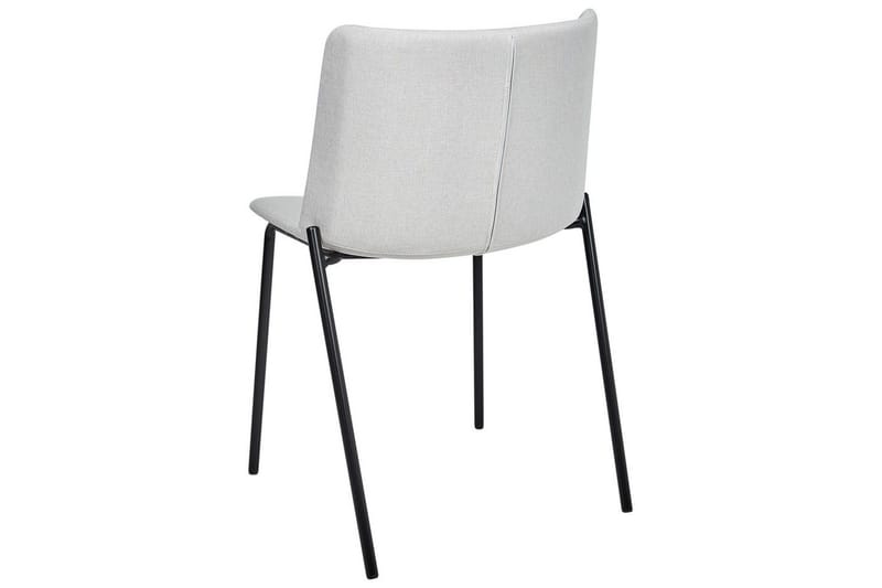 Set med 2 matstolar Esbon - Grå, svart - Möbler - Stolar & fåtöljer - Matstol & köksstol