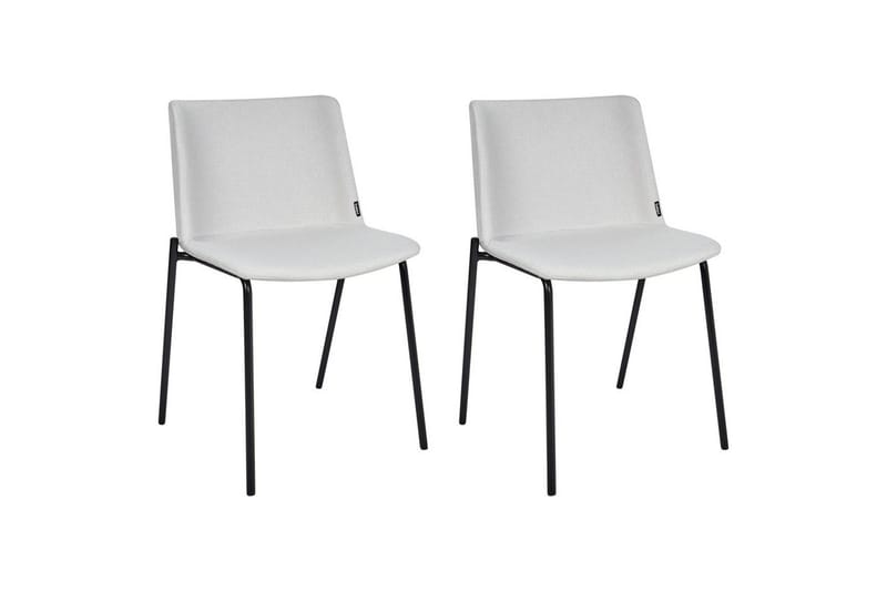 Set med 2 matstolar Esbon, Grå, svart