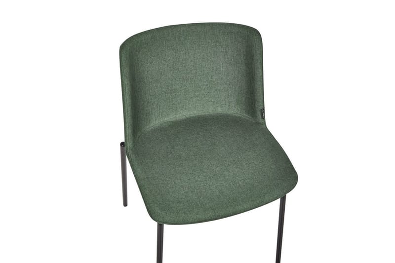 Set med 2 matstolar Esbon - Grön, Svart - Möbler - Stolar & fåtöljer - Matstol & köksstol