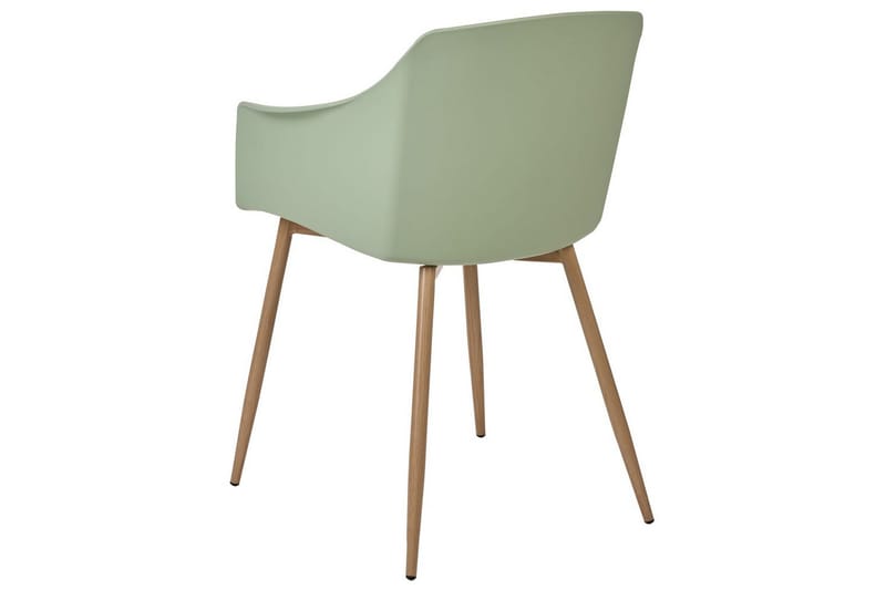 Set med 2 matstolar Fonda ll - Grönt, ljust trä - Möbler - Stolar & fåtöljer - Matstol & köksstol