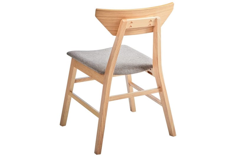 Set med 2 matstolar Hopkins - Brun, Taupe - Möbler - Stolar & fåtöljer - Matstol & köksstol