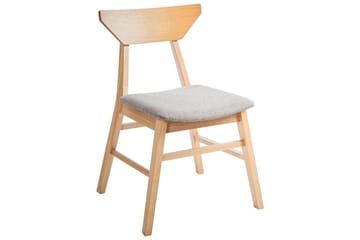 Set med 2 matstolar Hopkins - Brun, Taupe - Möbler - Stolar & fåtöljer - Matstol & köksstol