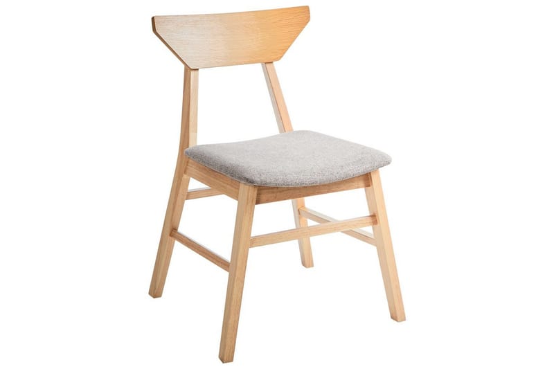 Set med 2 matstolar Hopkins - Brun, Taupe - Möbler - Stolar & fåtöljer - Matstol & köksstol