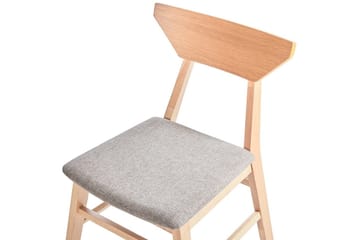 Set med 2 matstolar Hopkins - Brun, Taupe - Möbler - Stolar & fåtöljer - Matstol & köksstol