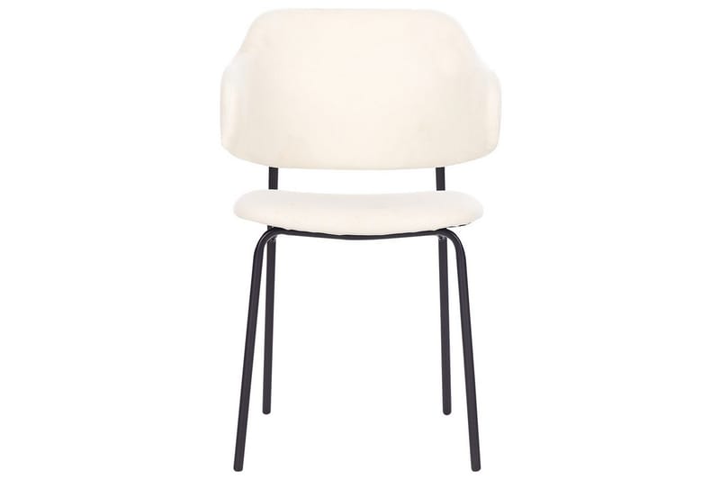 Set med 2 matstolar Kenai - Beige, svart - Möbler - Stolar & fåtöljer - Matstol & köksstol