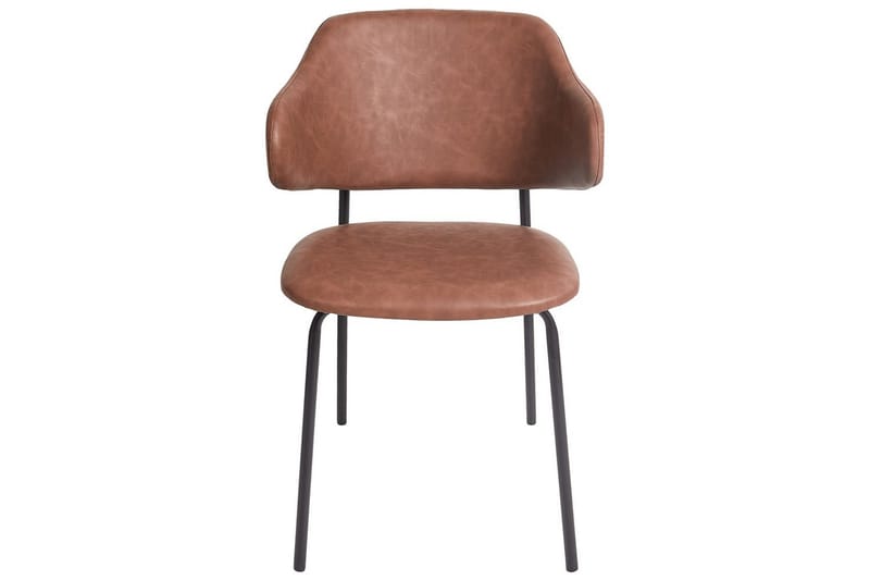 Set med 2 matstolar Kenai - Brun, Svart - Möbler - Stolar & fåtöljer - Matstol & köksstol