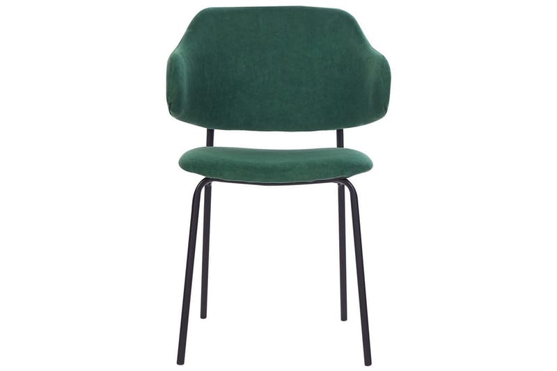 Set med 2 matstolar Kenai - Grön, Svart - Möbler - Stolar & fåtöljer - Matstol & köksstol