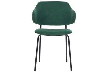 Set med 2 matstolar Kenai - Grön, Svart - Möbler - Stolar & fåtöljer - Matstol & köksstol