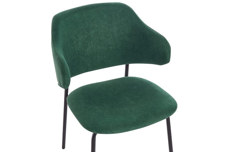 Set med 2 matstolar Kenai - Grön, Svart - Möbler - Stolar & fåtöljer - Matstol & köksstol