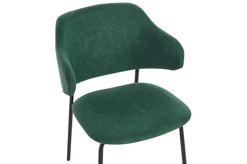 Set med 2 matstolar Kenai - Grön, Svart - Möbler - Stolar & fåtöljer - Matstol & köksstol