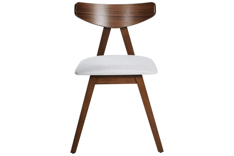 Set med 2 matstolar Lacota - Brun, grå - Möbler - Stolar & fåtöljer - Matstol & köksstol