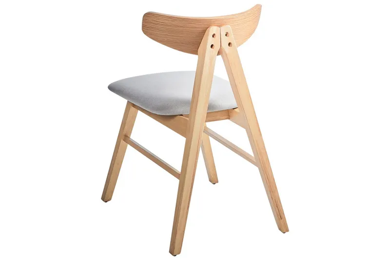 Set med 2 matstolar Lacota - Ljusbrun, grå - Möbler - Stolar & fåtöljer - Matstol & köksstol