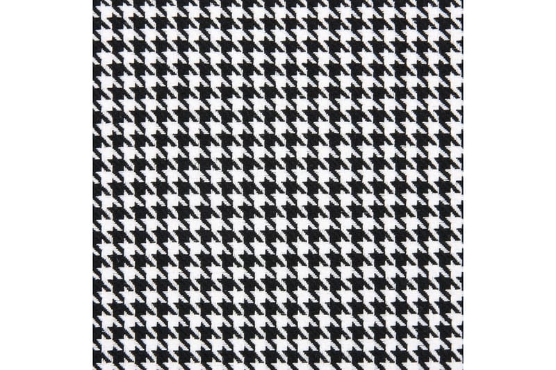Set med 2 matstolar Luana - Svart, Vit/Polyester - Möbler - Stolar & fåtöljer - Matstol & köksstol