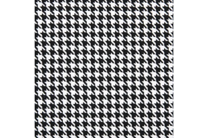 Set med 2 matstolar Luana - Svart, Vit/Polyester - Möbler - Stolar & fåtöljer - Matstol & köksstol