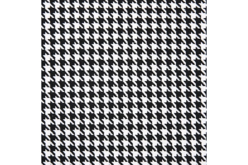 Set med 2 matstolar Luana - Svart, Vit/Polyester - Möbler - Stolar & fåtöljer - Matstol & köksstol