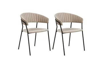 Set med 2 matstolar Mariposa