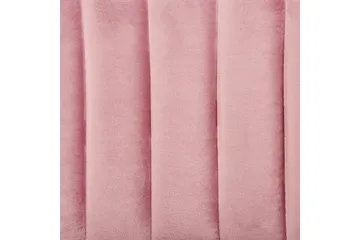 Set med 2 matstolar Mariposa - Rosa, Svart/Sammet - Möbler - Stolar & fåtöljer - Matstol & köksstol