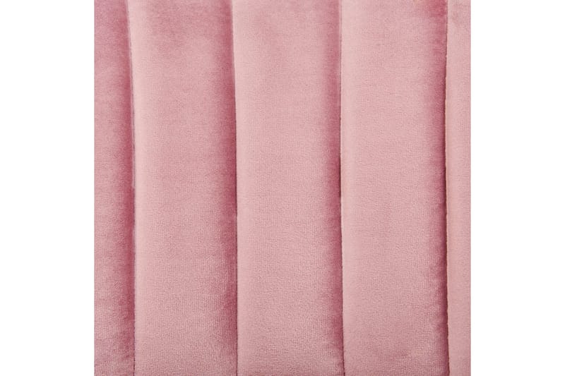 Set med 2 matstolar Mariposa - Rosa, Svart/Sammet - Möbler - Stolar & fåtöljer - Matstol & köksstol